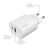 Kép 2/2 - 4Smarts VoltPlug PD Hálózati Gyrostöltő Adapter Type-C 25W Fehér