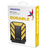 Adata HD710 Pro 2,5" 2TB USB 3.2 (AHD710P-2TU31-CYL) Sárga Külső Merevlemez