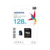 Adata 128GB SD micro Premier (AUSDX128GUICL10A1-RA1) Memóriakártya Adapterrel