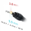 Kép 4/6 - Akyga AK-ND-38 19V / 3.16A 60W 5.5 x 3.0 mm + pin
 Autós Laptop Tápegység