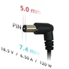 Kép 3/5 - Akyga AK-ND-46 18.5V / 6.5A 120W 7.4 x 5.0 mm + pin
 Laptop Tápegység