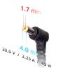 Akyga AK-ND-50 20V / 2.25A 45W 4.0 x 1.7 mm
 Laptop Tápegység