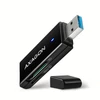 Kép 1/6 - Axagon (CRE-S2N) Superspeed USB 3.2 Gen 1 Type-A, Slim SD/microSD Kártyaolvasó