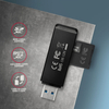Axagon (CRE-S2N) Superspeed USB 3.2 Gen 1 Type-A, Slim SD/microSD Kártyaolvasó