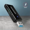 Kép 5/6 - Axagon (CRE-S2N) Superspeed USB 3.2 Gen 1 Type-A, Slim SD/microSD Kártyaolvasó