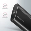 Kép 4/9 - Axagon (EEM2-GTO) SuperSpeed+ USB-C NVMe M.2 Fekete Ház