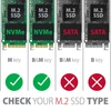 Kép 8/9 - Axagon (EEM2-GTO) SuperSpeed+ USB-C NVMe M.2 Fekete Ház