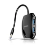 Kép 1/5 - Axagon (HUE-S1B) 4 portos USB3.0 HUB