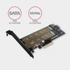 Kép 2/8 - Axagon (PCEM2-D) PCI-Express NVME + NGFF M.2 Adapter