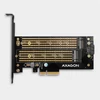 Kép 5/8 - Axagon (PCEM2-D) PCI-Express NVME + NGFF M.2 Adapter