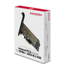 Axagon (PCEM2-D) PCI-Express NVME + NGFF M.2 Adapter