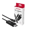 Kép 2/2 - Axagon (RVC-DPC) USB-C - DisplayPort 1,8m Fekete Kábel
