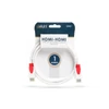 Kép 2/2 - Delight HDMI Apa-Apa 1m (V2.0, 3D) Fehér Kábel