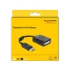 Kép 3/3 - Delock DisplayPort 1.1 > DVI anya passzív fekete Adapter (61847)
