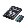 Kingston 64GB SD micro Canvas Go! Plus (SDCG3/64GB) Memóriakártya Adapterrel