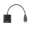 VCOM (CG591-B-0.15) HDMI-VGA Fekete Átalakító Kábel