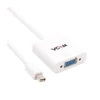 Kép 1/3 - VCOM (CG613-0.15) Mini DisplayPort Apa - VGA Anya Fehér Átalakító Kábel