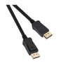 Kép 1/4 - VCOM (CG631-B-3.0) DisplayPort 3m 1.2V Apa-Apa Fekete Kábel