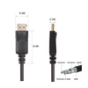 Kép 3/4 - VCOM (CG631-B-3.0) DisplayPort 3m 1.2V Apa-Apa Fekete Kábel