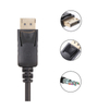VCOM (CG631-B-3.0) DisplayPort 3m 1.2V Apa-Apa Fekete Kábel