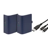 Kép 1/5 - Venom VS2863 Twin Battery Pack - Xbox One Kék akkucsomag (2 db) + 2 méter Töltőkábel