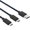 Kép 1/4 - Venom VS5002 Dual Play & Charge 3 méter Type-C -USB Töltőkábel