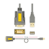 Axagon (ADS-1PS) USB 2.0 Soros RS-232 DB9 Aktív 1,5m Adapter