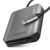 Kép 1/7 - Axagon (CRE-S3C) USB-C 3.2 SD/microSD/CF Kártyaolvasó
