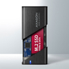 Axagon (EEM2-SB2) SuperSpeed USB-C 3.2 - NVMe M.2 Fekete ház