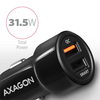 Axagon (PWC-QC5) USB 3.0 Fekete Autós Gyorstöltő
