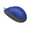 Kép 2/3 - Logitech Silent M110 USB Vezetékes Egér Kék