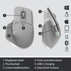 Kép 6/7 - Logitech MX Master 3 Advanced Vezeték nélküli Bluetooth-os Egér Szürke