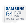 Samsung  EVO Plus microSD 64GB Memóriakártya Adapterrel