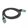 Kép 4/4 - VCOM (CG635-2M) DisplayPort (apa-apa) v1.4 8K@60Hz 2m Fekete-Ezüst Kábel