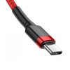 Baseus Cafule 60W USB Type-C - Type-C 1 Méter Piros Kábel
