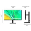 Kép 4/5 - Samsung ViewFinity S6 S60D LS27D600EAUXEN 27" QHD Monitor