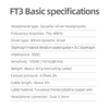 Kép 19/27 - FiiO FT3 Hi-Res 32 Ohmos impedanciával Vezetékes Fejhallgató Fekete