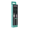 Kép 8/8 - AVAX CB124W PURE USB A-Lightning kábel, 2.1A, fehér - 2m