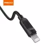 Kép 2/2 - RECCI RCL-P200B Lightning-USB kábel, fekete - 2m
