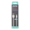 Kép 3/8 - AVAX CB124W PURE USB A-Lightning kábel, 2.1A, fehér - 2m