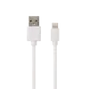 Kép 2/8 - AVAX CB124W PURE USB A-Lightning kábel, 2.1A, fehér - 2m