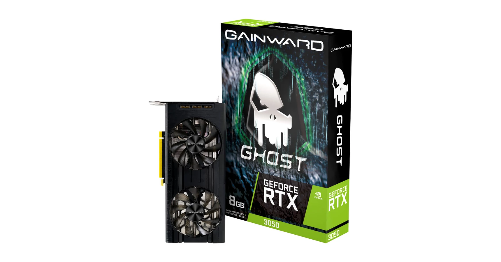 Gainward GeForce RTX 3050 Ghost 8GB GDDR6 (NE63050019P1-190AB) Videokártya