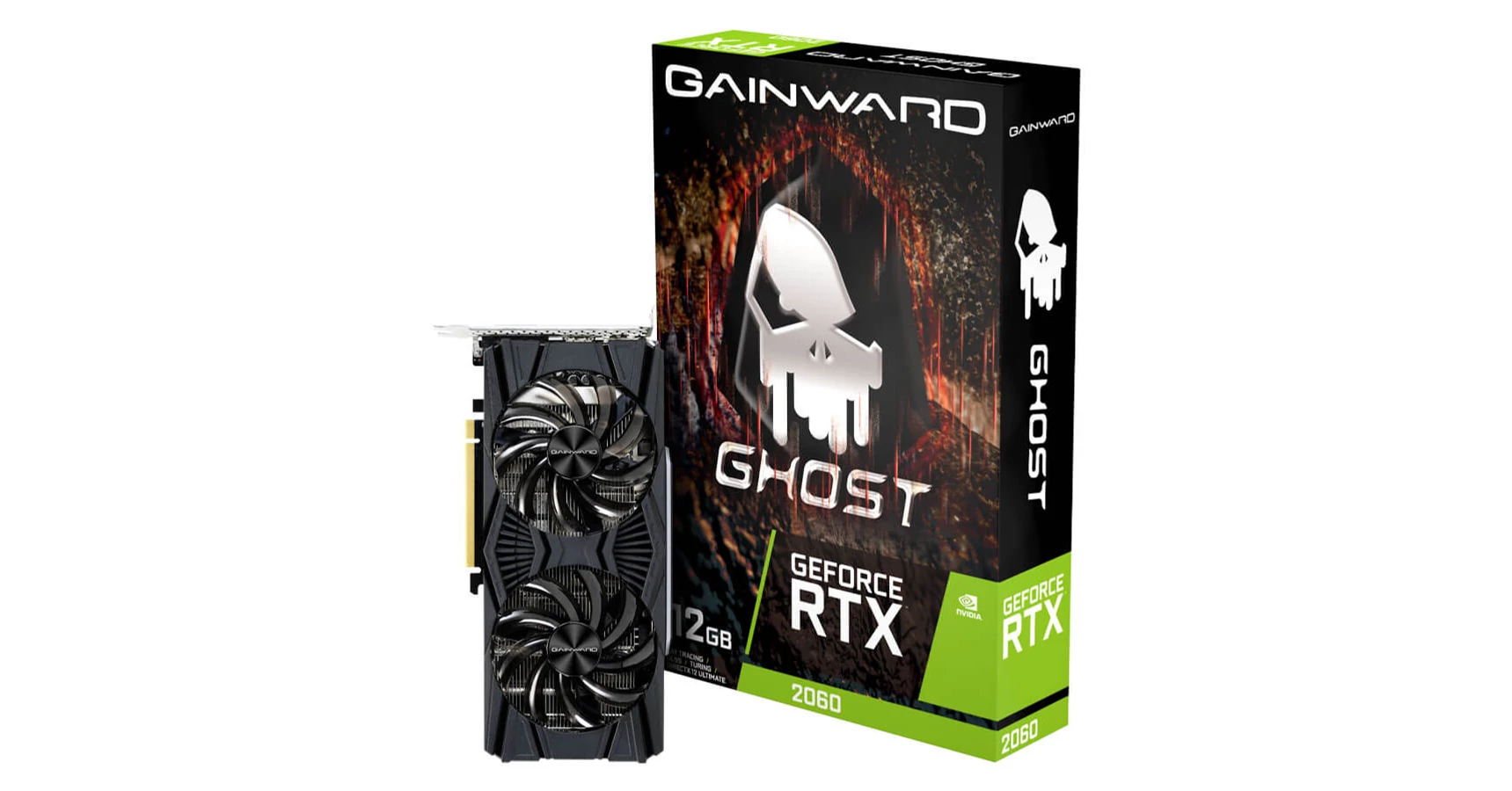 Gainward GeForce RTX 2060 Ghost 12GB GDDR6 (NE62060018K9-1160L) Videokártya