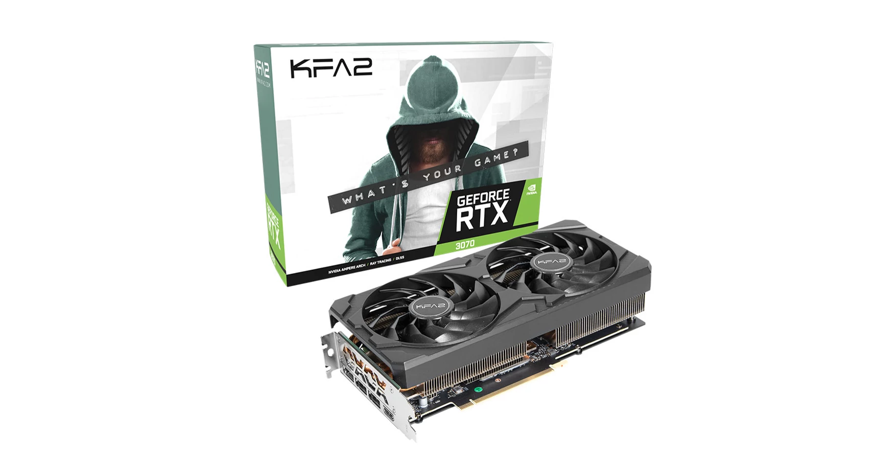  KFA2 GeForce RTX™ 3070 LHR 8GB GDDR6 (37NSL6MD2KCK) Videokártya