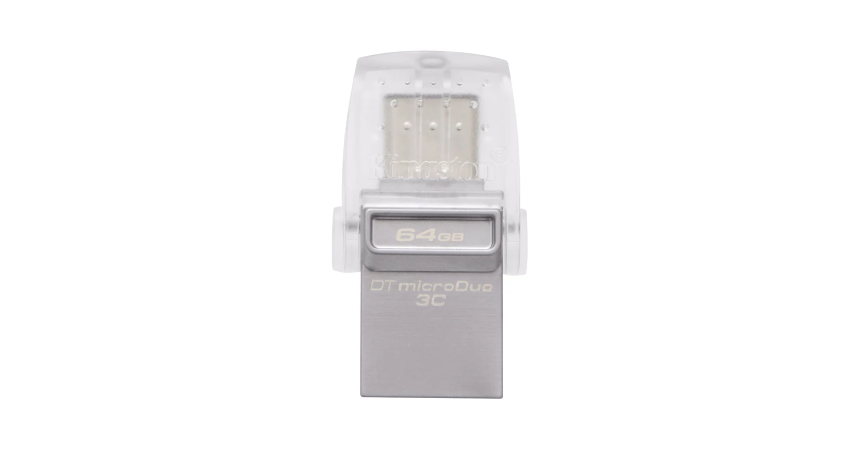 Kingston 64GB DataTraveler microDuo 3C USB 3.2 Type-C Titánszürke Pendrive