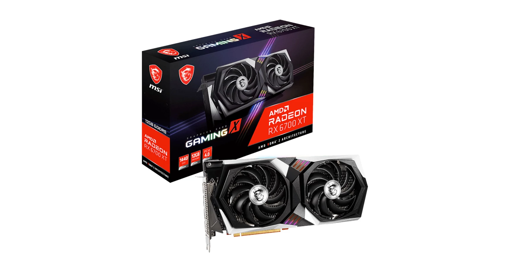MSI Radeon RX 6700 XT Gaming X 12G GDDR6 (912-V398-021) Videokártya
