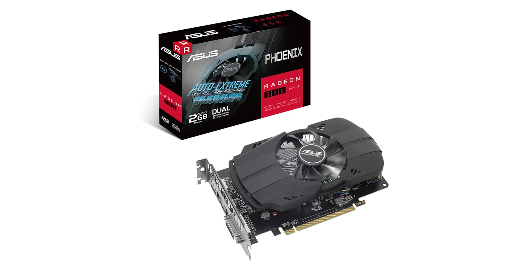 Asus Radeon 550 2GB GDDR5 (PH-550-2G) Videokártya