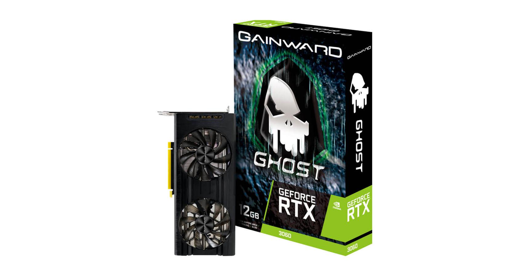 GAINWARD GeForce RTX3060 GHOST 12G GDDR6 グラフィックスボード NE63060019K9-190AU-G  その他PCパーツ