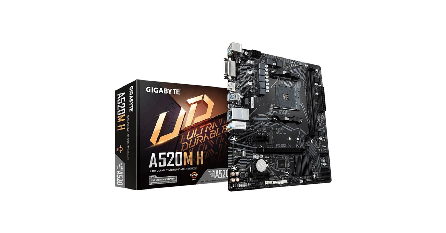 Gigabyte A520M-H AMD AM4 mATX Alaplap