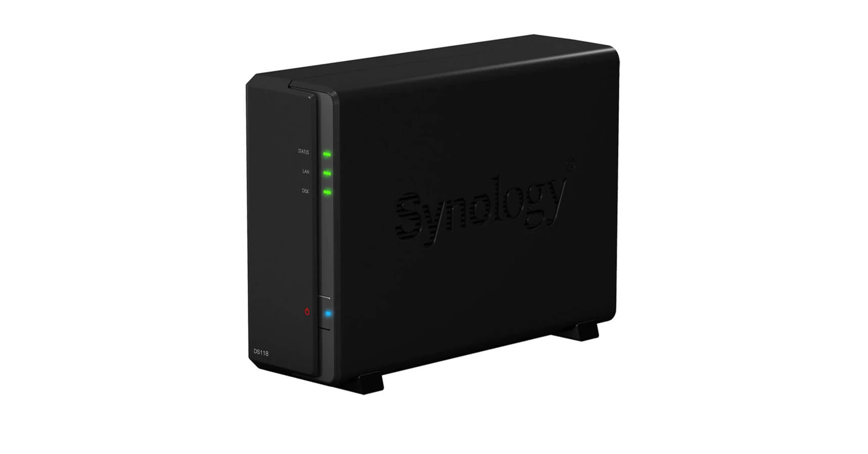 Synology DiskStation DS118 1-lemezes NAS (4x1,4 Ghz CPU, 1GB RAM)